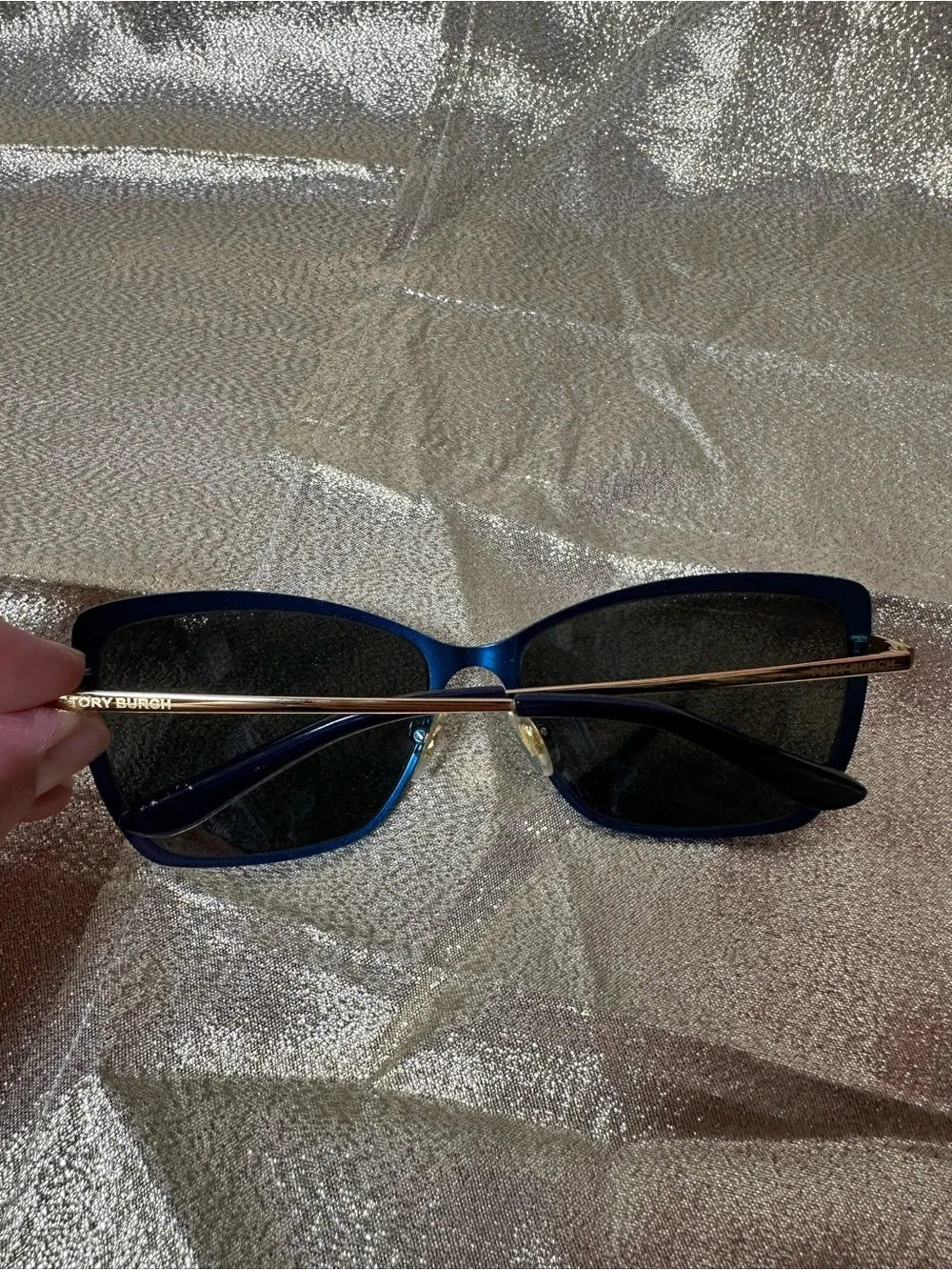 Tory Burch Women’s Blue Frame Sunglasses NO CASE